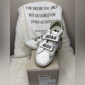 GOLDEN GOOSE White Old School Sneakers